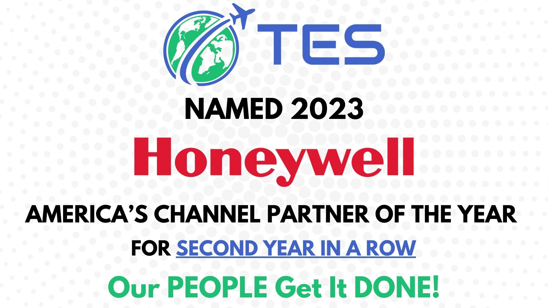 Honeywell Channel Partner of The Year 2023